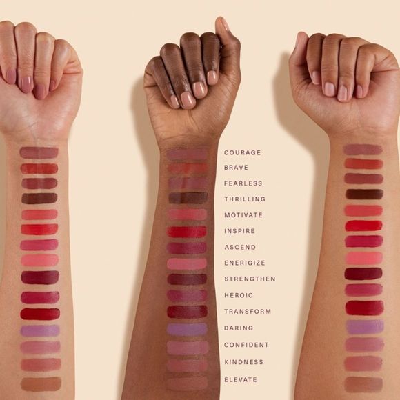 🌻Pick 2/$20 RARE BEAUTY Daring (muted lavender) Matte Cream Lipstick New FullSz - Picture 5 of 6